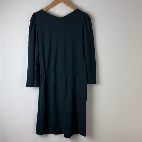 Massimo Dutti Dress Dark Green Drawstring Waist Size Small - Picture 4 of 8